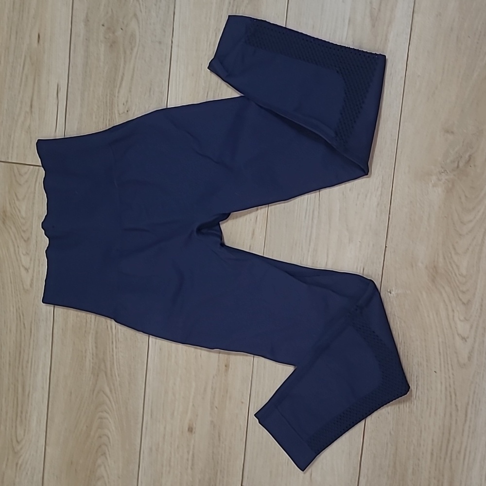 Leonisa High Waisted  Navy Womens Leggings Size M - Picture 4 of 5